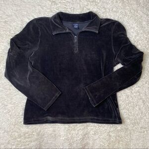 Nautica Jeans Black/Gray Quarter Zip